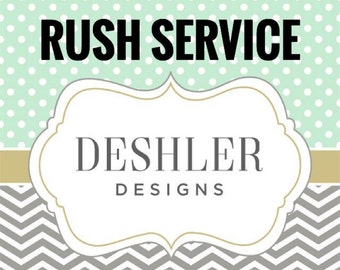 Rush Service Fee - Please read entire Description Field to proceed