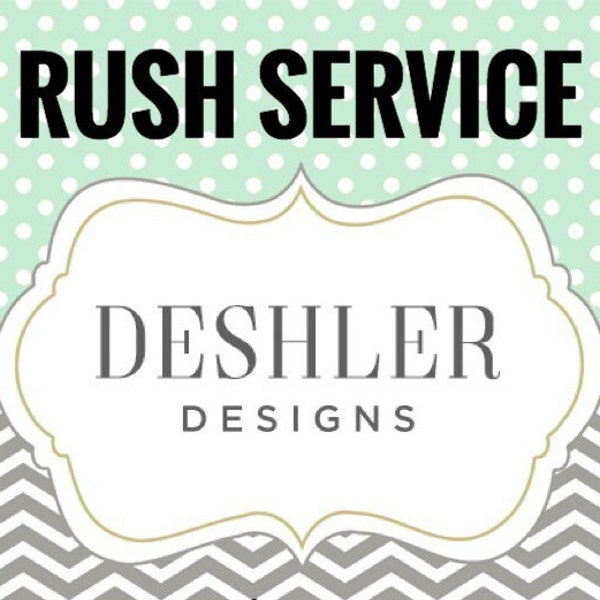 Rush Service Fee