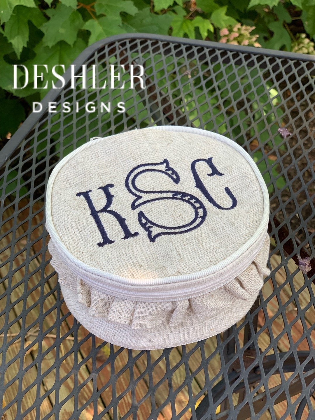 Monogram Case Monogrammed Jewelry Case, Monogram Jewelry Case, Jewelry Case, Travel ...