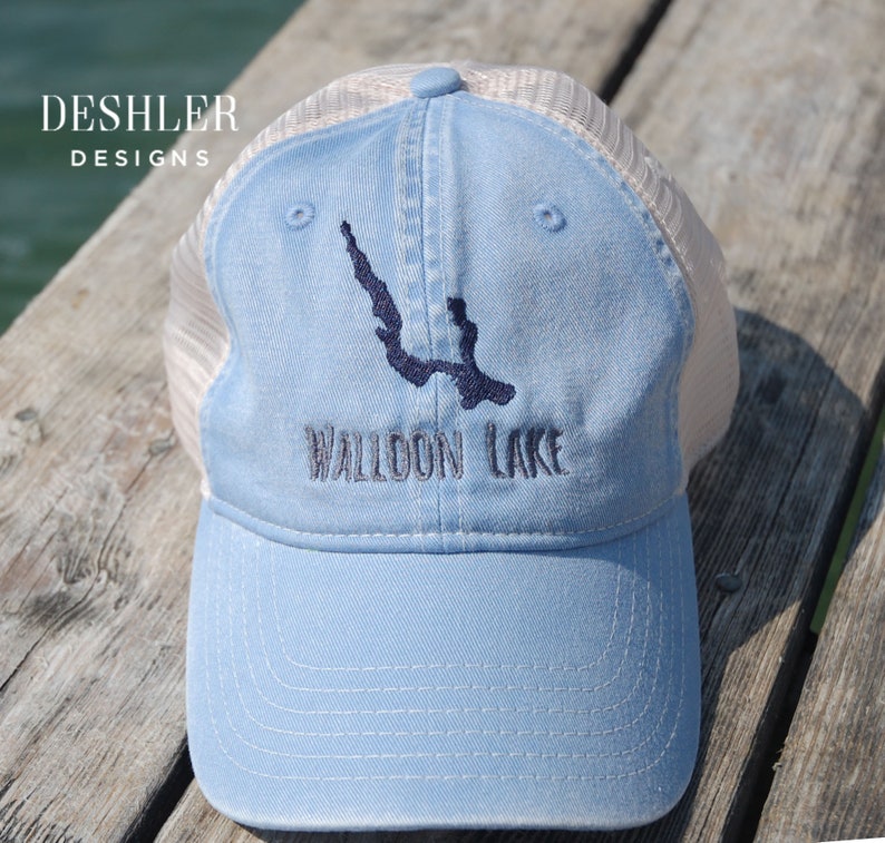 Walloon Lake hat, walloon lake cap, walloon lake, walloon lake ball cap, walloon lake gift, walloon lake trucker hat, walloon hat, walloon image 6