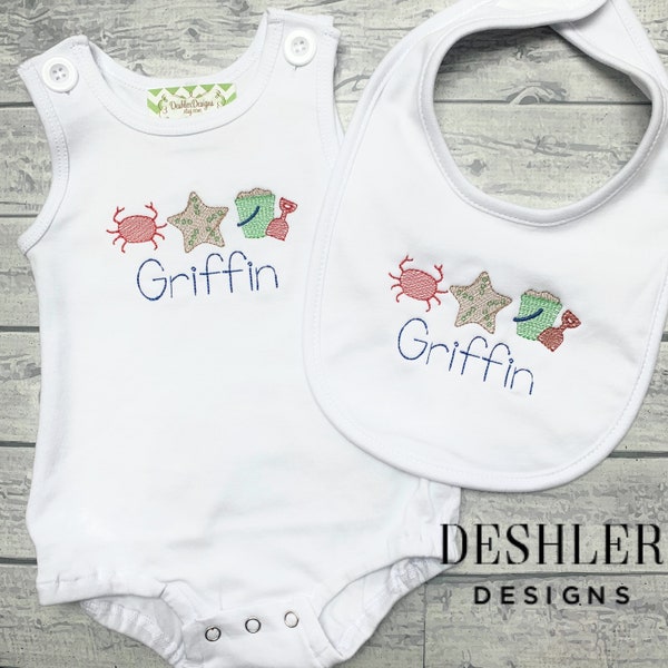 Baby Boy Beach Outfit, Baby Boy outfit, Baby Boy bubble, baby boy gift set, personalized baby boy outfit, personalized baby bubble, baby boy