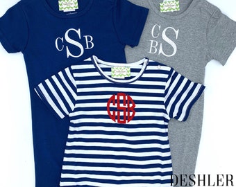Boys Monogram Romper, Monogram boys romper, monogram romper, monogrammed romper, boys one piece, boys knit romper, boy monogram romper