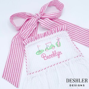 Baby Girl Golf Embroidered Bubble main image 1