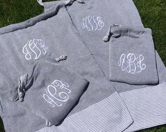 Laundry bag, monogram laundry bag, monogrammed laundry bag, grad gift, grad gift idea, graduation gift, graduation gift idea, dorm room