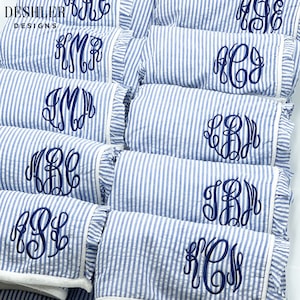 Spa Wrap, Monogram Spa Wrap, Monogram Bath Wrap, Seersucker Spa wrap, seersucker bath wrap, grad gift idea, bridesmaid gift idea, towel wrap