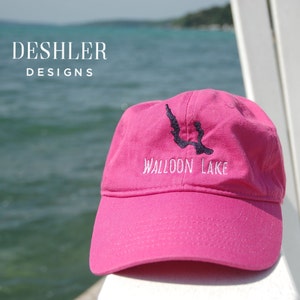 Walloon Lake hat, walloon lake cap, walloon lake, walloon lake ball cap, walloon lake gift, walloon lake trucker hat, walloon hat, walloon