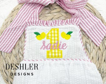 Lemon First Birthday Romper, Lemon First Birthday outfit, Lemon 1st birthday, lemon 1st birthday bubble, lemon first birthday bubble, lemons