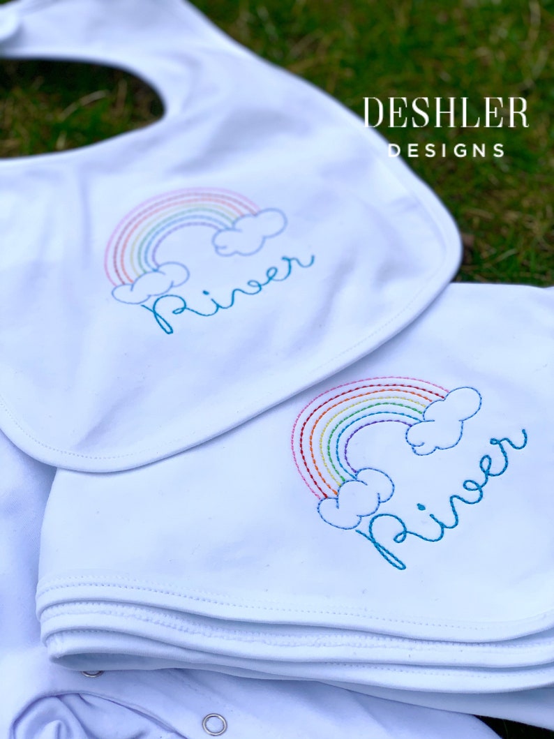 Rainbow Baby Gift Personalized Rainbow Baby Gift Rainbow Etsy Israel