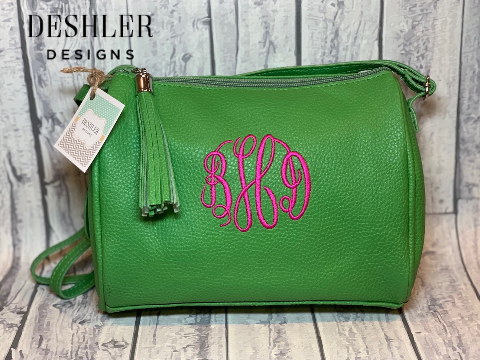 Monogram Tassel Purse Monogrammed Purse Monogram Purse Etsy