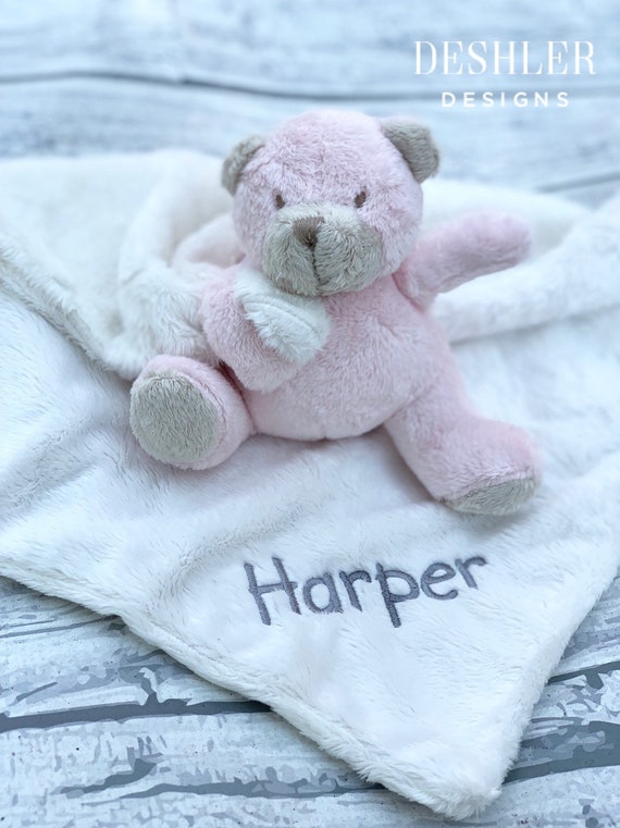 Monogrammed lovey hot sale