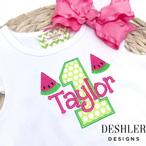 Watermelon First Birthday, One in a Melon outfit, Watermelon outfit, first birthday outfit, girls watermelon outfit, girls first birthday