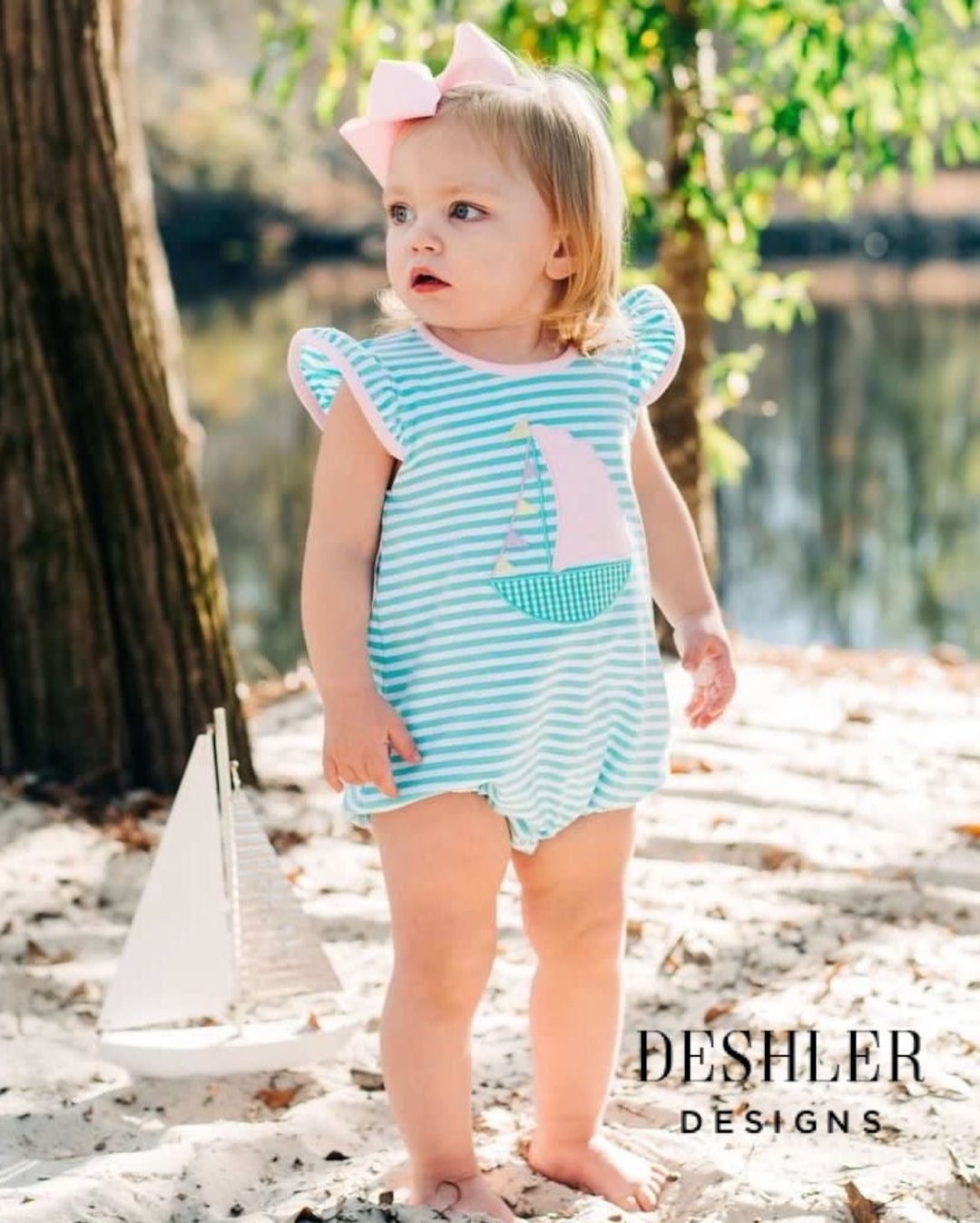 Girls Bubble, Sibling Set Bubbles, Sailboat Bubble, Sailboat Outfit