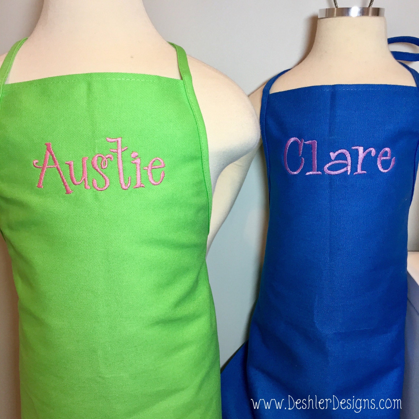 Kids Monogrammed Apron Kid's Apron With Name Etsy