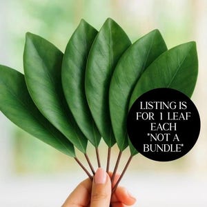 Faux Magnolia Leaf Stems: Realistic Greenery for Wreath Making