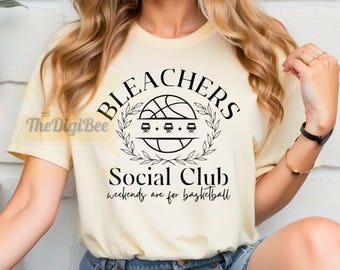 Basketball Mom SVG, Bleachers Social Club, Love Basketball Mom SVG, Basketball Mama Basketball SVG, Basketball Shirt SVG, Basketball Season