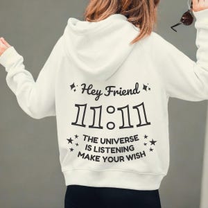 11:11 Machen Sie ein Wunsch-Shirt PNG | Hey Friend Zitat Design | Spirituelle Motivationsgrafik für Sublimation | Digitaler Download