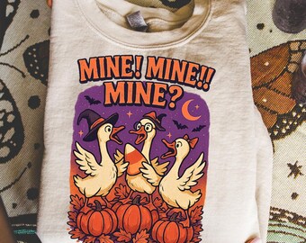 Funny Halloween Goose PNG: Retro Cartoon Candy Corn Shirt Design (Digital Download)