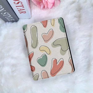 Einfache bunte Kunst Abstraktes Muster Kindle & Kobo Hülle mit Handschlaufe