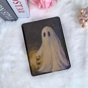 Mysterious Ghost With Lamp Oil Painting Kindle & Kobo Case Stylish And Protective Cover 6&quot;/7&quot; Kindle Case Personalization Gift For Her