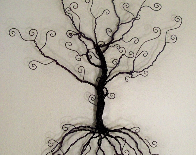 RSERVED for Amber..wire Tree Wall Hanging Jewelry Holder Etsy