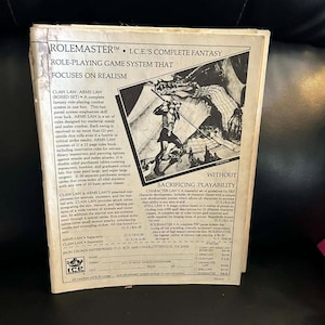 Rolemaster RPG Dragon Magazine I.C.E.'s Complete Fantasy August 1983