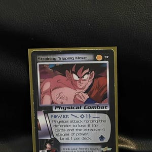Straining Tripping Move - 037 - Limited Edition Saiyan Saga Dragon Ball Z-ruilkaart