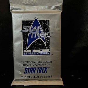 Original Series 25th Anniversary Series I Booster Pack Brand New Sealed Star Tre