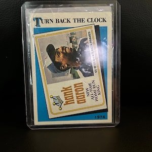 Hank Aaron: draai de klok terug 663 | 1989 Topps-honkbalruilkaart