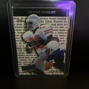 Rickey Dudley 2 1996 Fleer Rookie Write-Up Football Lightly Played