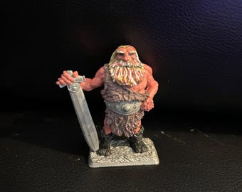 Vintage Firbolg Ral Partha Metal AD&D 1989 TSR Giant Miniature Action Figure