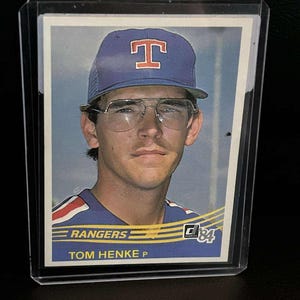Tom Henke 134/1984 Carta collezionabile di baseball Donruss