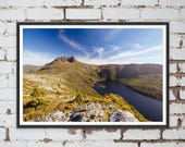 Cradle Mountain Valley and Dove Lake in Tasmania, Australia. Wall Art, Travel Landscape Poster