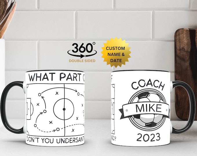 Personalized Funny Soccer Coach Mug - Soccer Coach Gift