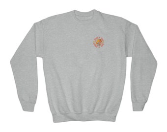 Slay The Day Away - Youth Crewneck Sweatshirt - Pocket