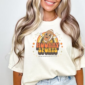 Funny Football T-shirt - Hooray Sports - Comfort Colors