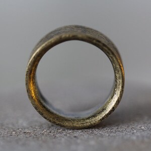 Brass Gold Wedding Band Mens Jewelry Carpe Diem Jewellery Custom