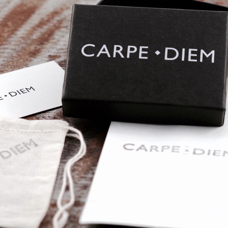 Carpe Diem Necklace Mens Necklace Mens Jewelry Carpe Diem Pendant Men/'s Necklace Mans Necklace Mens Silver Necklace Gold Necklace
