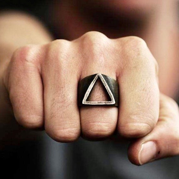 half crown coin ring