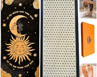 Sadhu Brett von TENGRY mit Aluminiumnägeln 8 mm, Nagelbrett für Füße, Yoga, Meditation, Akupressur, Geschenk