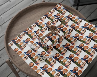 Phish Cartoon Character Wrapping Paper