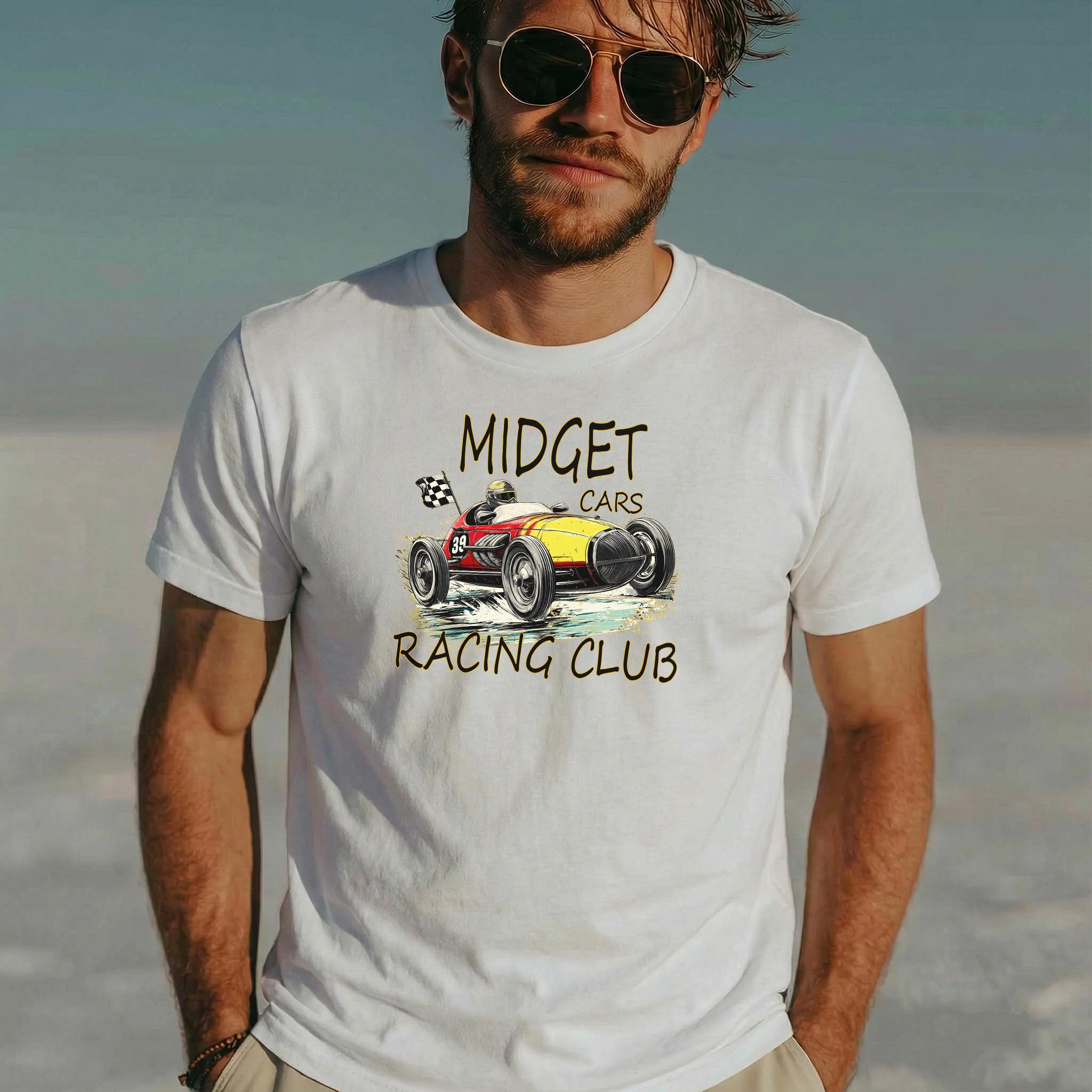 Vintage Midget Car Racing Club T-shirt | Motorsport Graphic Tee - Etsy
