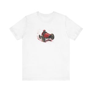 T-shirt vintage Soap Box Racer / maglietta grafica da gara / maglietta da festa di corsa / maglietta Red Speedster Derby / maglietta da squadra di corsa / maglietta da pista sterrata