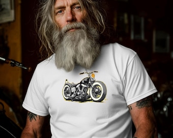 Vintage Chopper Motorcycle T-shirt | Retro Biker Graphic Tee