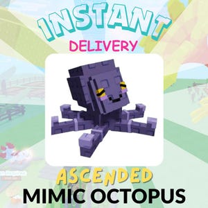 Ascended Mimic Octopus | Grow a Garden Roblox | Rare | Legendary | Mythical | Divine |