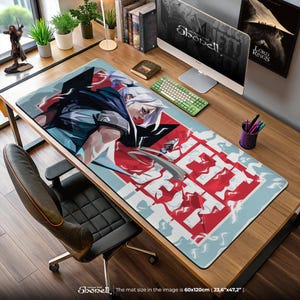 Jett Graffiti Valorant Mouse Pad – Stylish Duelist Gaming Desk Mat, FPS Agent Decor, Gamer Gift for Fans