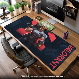 Brimstone Valorant Mouse Pad – Tactical Controller Gaming Desk Mat, FPS Strategy Decor, Valorant Fan Gift