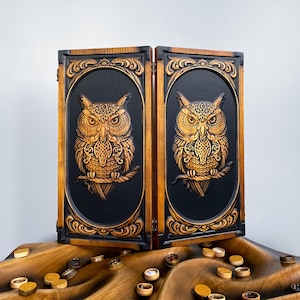 houten set backgammon Gepersonaliseerd, gratis personalisatie, perfect verjaardagscadeau, gratis expreslevering, uniek cadeau, handgemaakt hout.