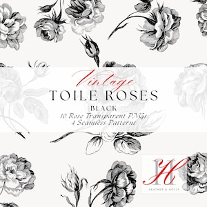 Vintage roos clipartbundel, vintage bloemen clip art png, bruiloft clip art bundel, bruiloft uitnodiging ontwerpen, toile bloemen, chinoiserie png