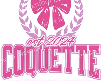 Coquette Png, Coquette Girly, Soft Girl Era, Pink Bow Aesthetic, Ribbon, Girlie Sublimation Design ,Social Club, Coquette shirt, balletcore