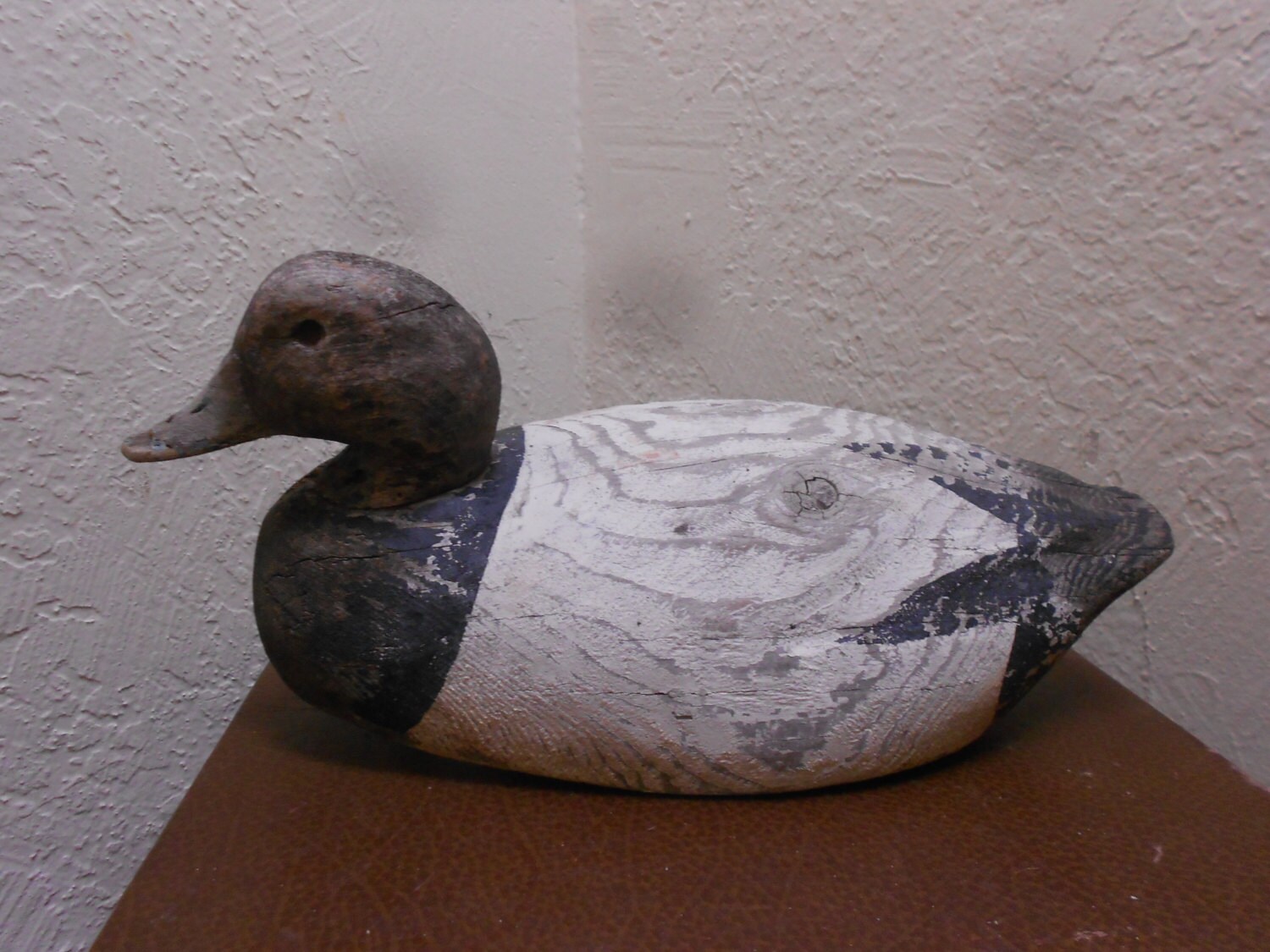 Wood Duck DecoyLead Weighted Keel Antique Hand Carved Etsy